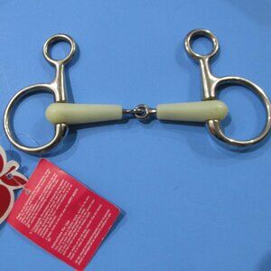 Happy Mouth Bit Jointed Hanging Cheek Bit- 4.5"